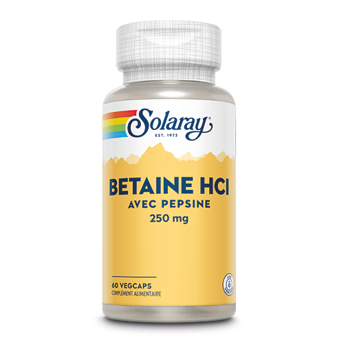 Bétaïne HCI avec pepsine