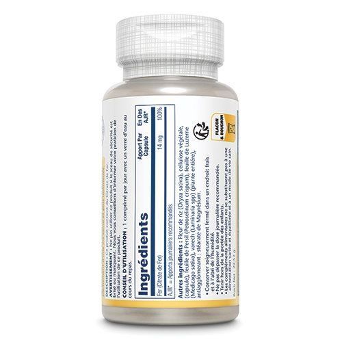 Comprimés De Fer Lindens 14mg - Ferreux Fumarate 100 Comprimés - Neuf Scellé