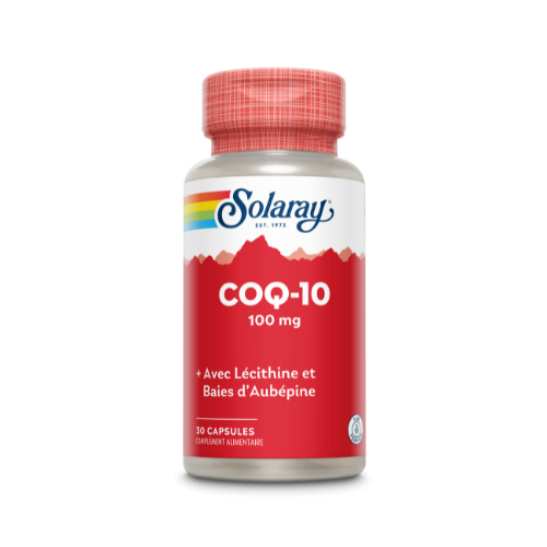 Solaray PURE COQ 10 - 100mg 30 capsules  - Noria Distribution