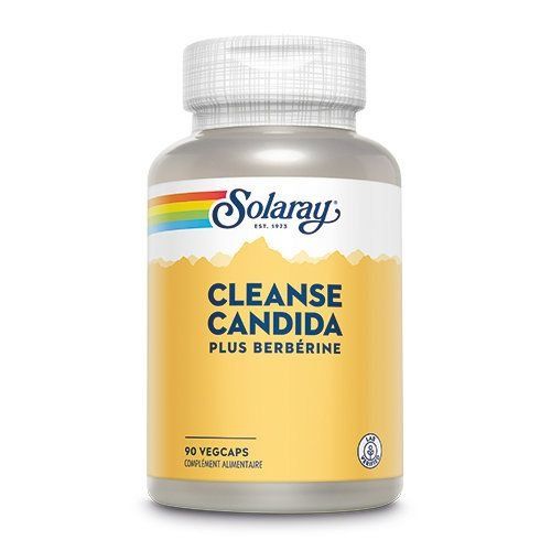 Solaray Cleanse Candida + Berbérine 90 capsules
