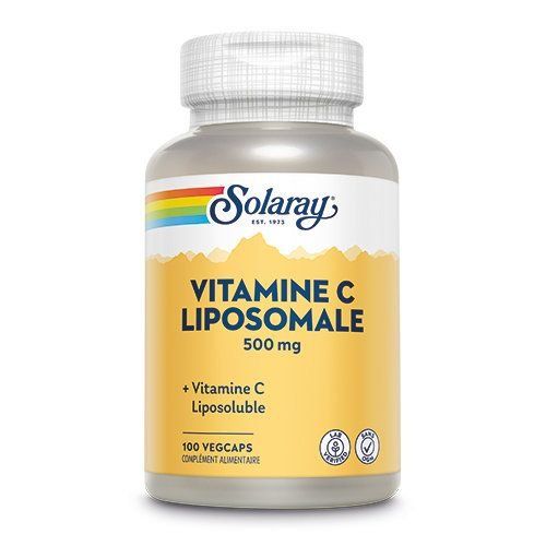 Solaray VITAMINE C LIPOSOMALE 500mg 100 capsules végétales